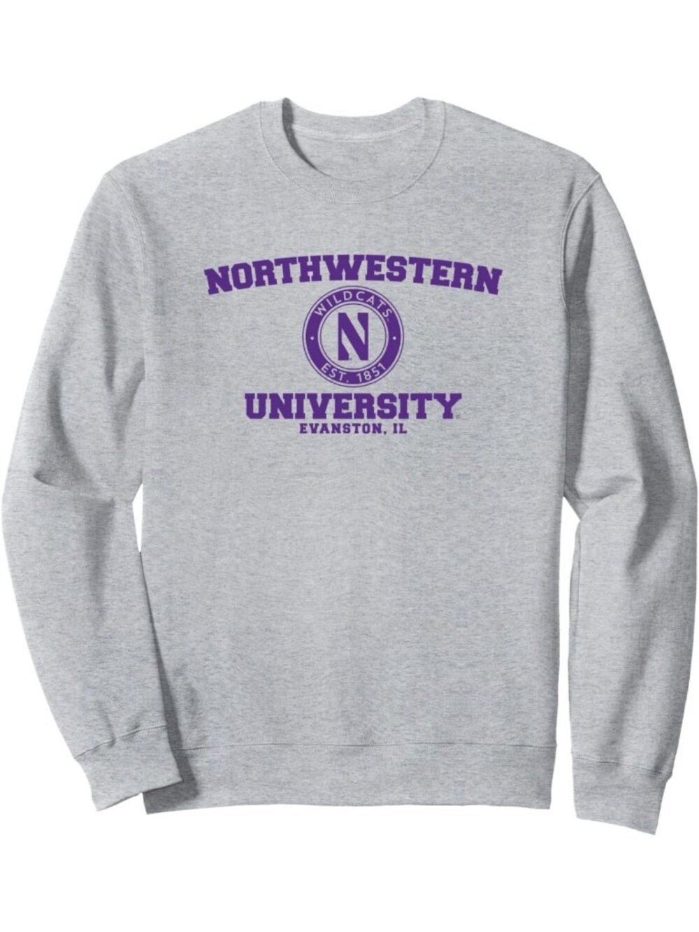 Wildcats Circle Logo Sweatshirt | Cozy College Apparel | Unisex Casual Wear